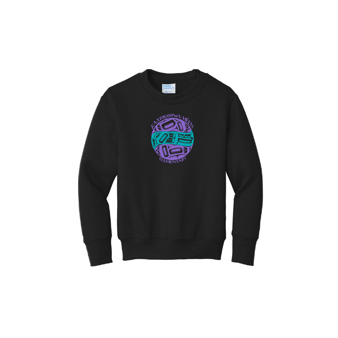 KHE Crew Neck Sweatshirt with Full Front Print