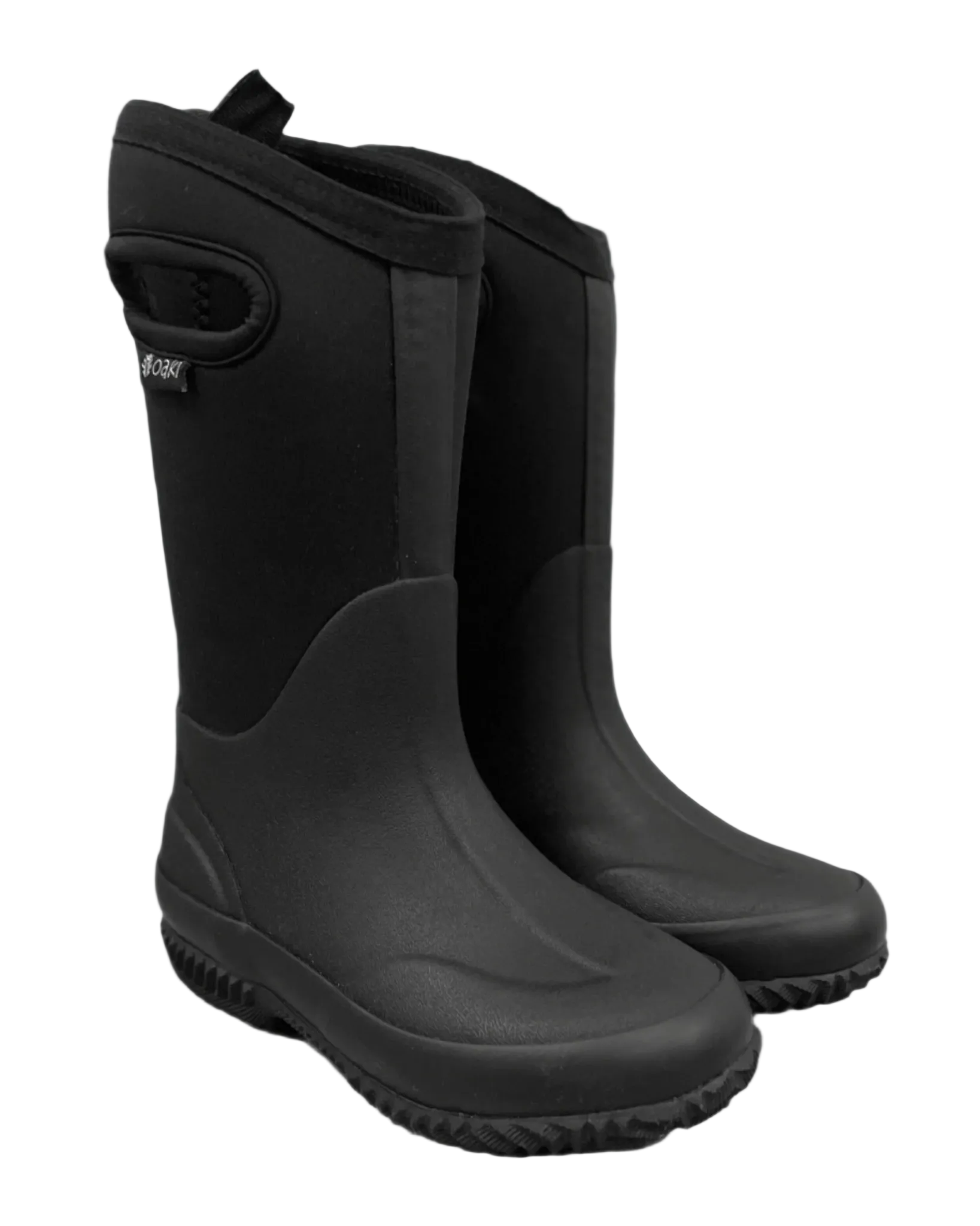 Oaki Kids Neoprene Rain & Snow Boots in Black – Capital  display picture 2