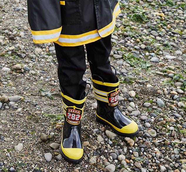 Kids F.D.U.S.A. Rain Boot - Black