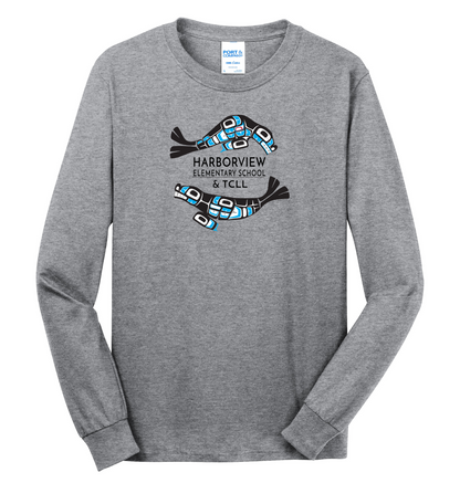 Harborview Elementary Long Sleeve T-Shirt with Full Front Print