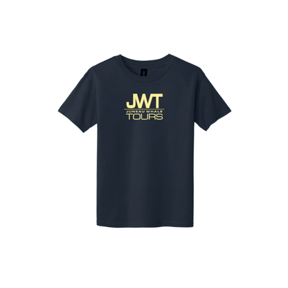 Navy blue t-shirt with JWT print