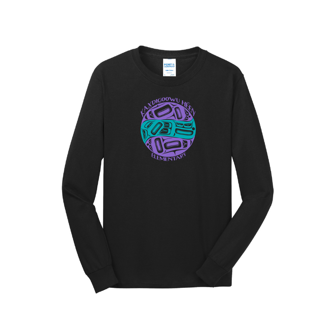 KHE Long Sleeve T-Shirt with Full Front Print