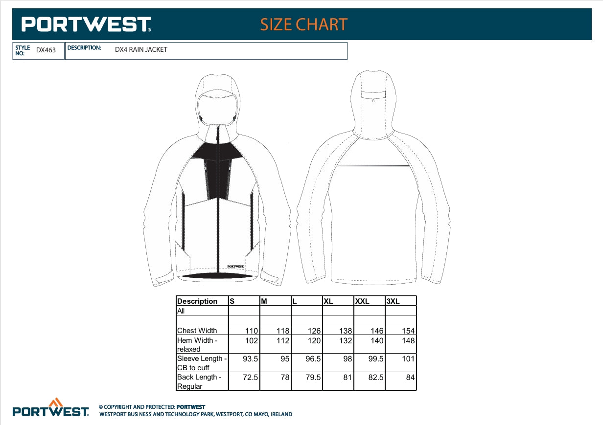 depiction of size guide