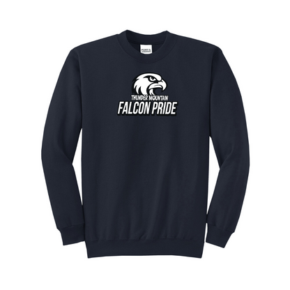 TMMS Crew Neck Sweater with White & Black Print