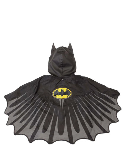 Kids Batman Raincoat - Black
