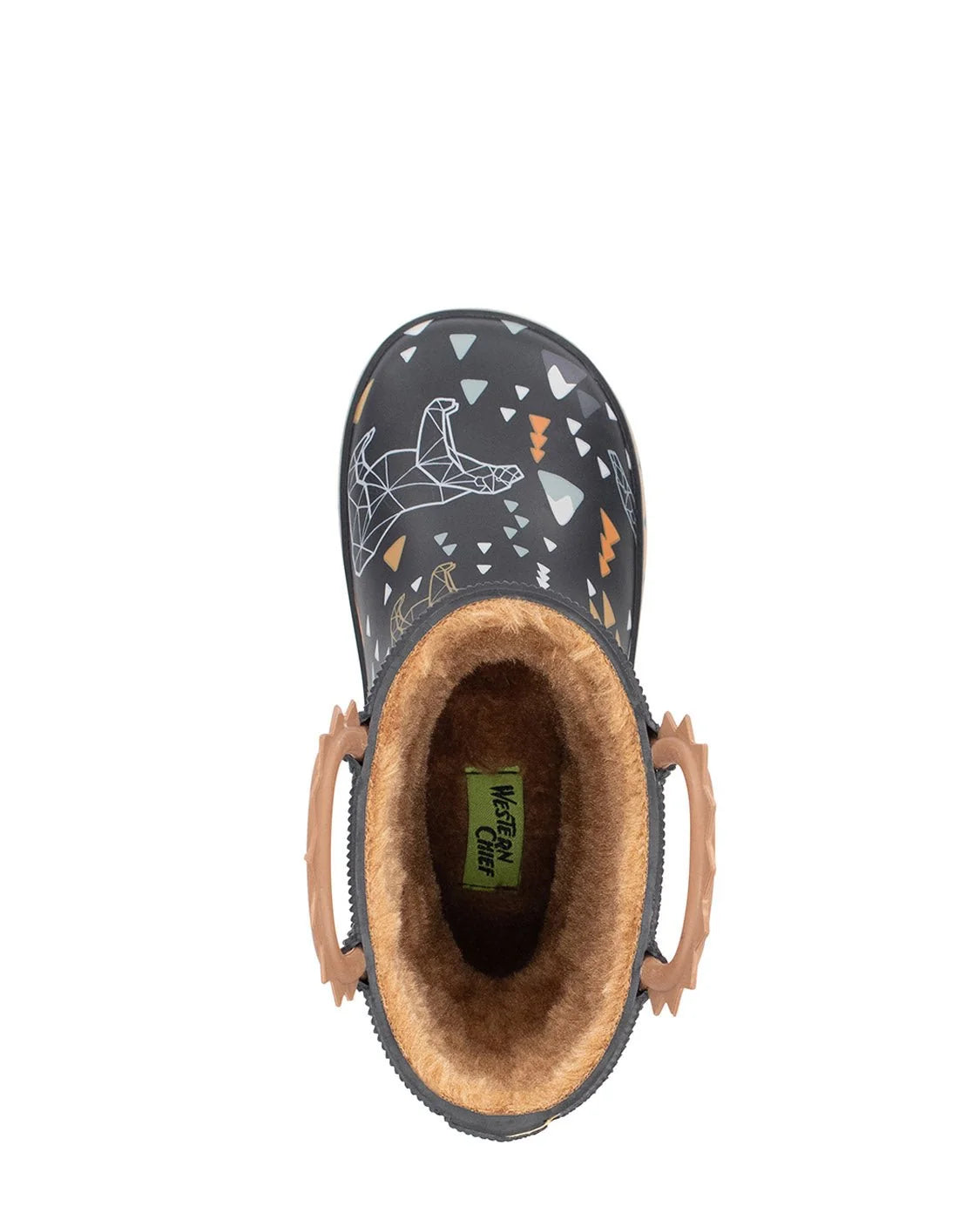 Western Chief Kids Grizzly Faux Fur Rain Boot