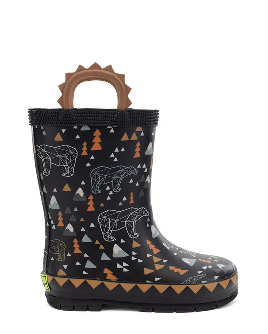 Western Chief Kids Grizzly Faux Fur Rain Boot