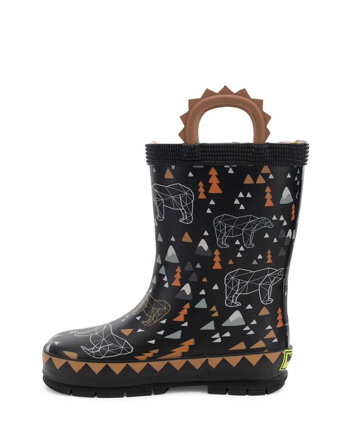 Western Chief Kids Grizzly Faux Fur Rain Boot