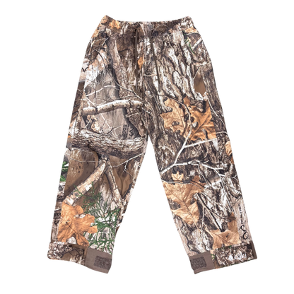Camouflage pants on a white background