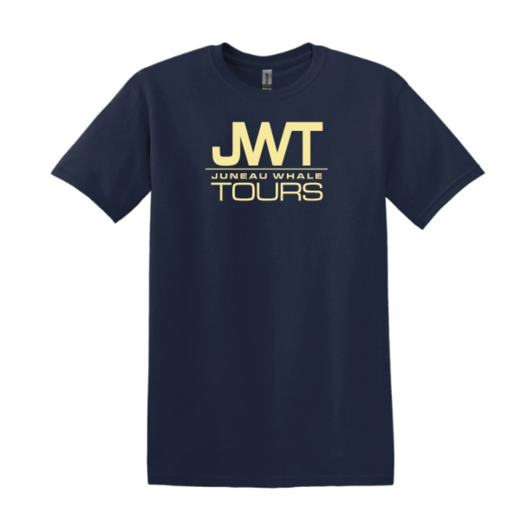 JWT Navy Short Sleeve T-Shirt with Front and Back Print