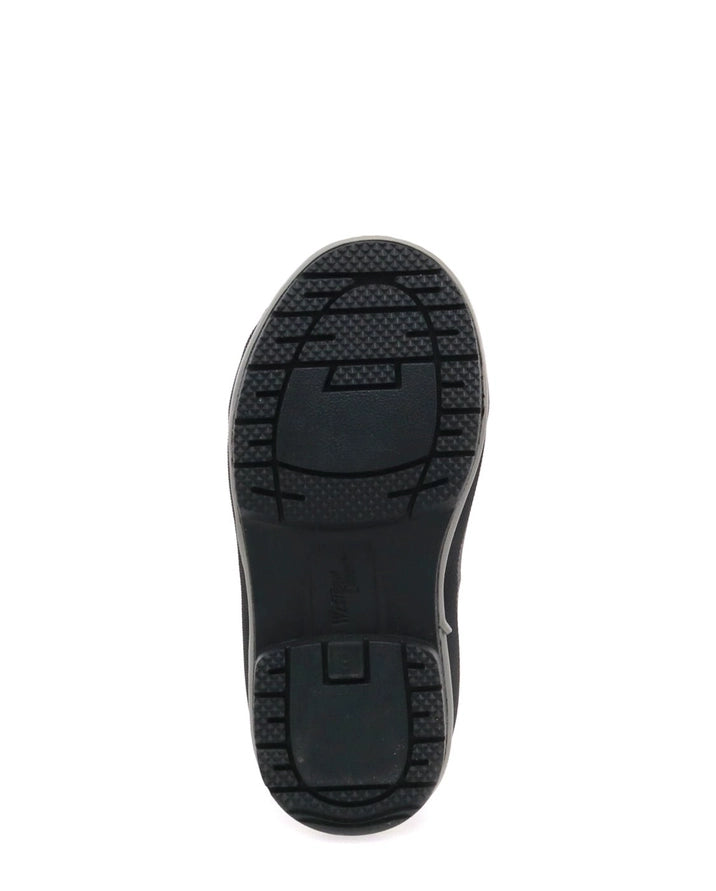 Black shoe sole on a white background